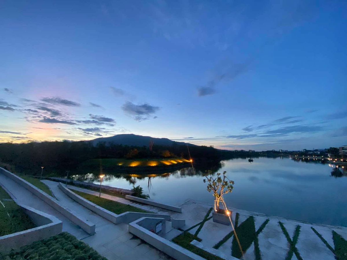For SaleCondoChiang Mai : Selling with the tenant is very cheap !! North Condo Serene Lake, Golden Location, Muang District, Chiang Mai Province, near YID 5-7% Airport