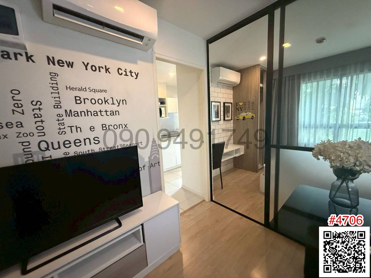 ให้เช่าคอนโดลาดกระบัง สุวรรณภูมิ : เช่า I Condo Green Space Sukhumvit 77 ห้องตัวอย่างสวย ติดโรบินสันลาดกระบัง