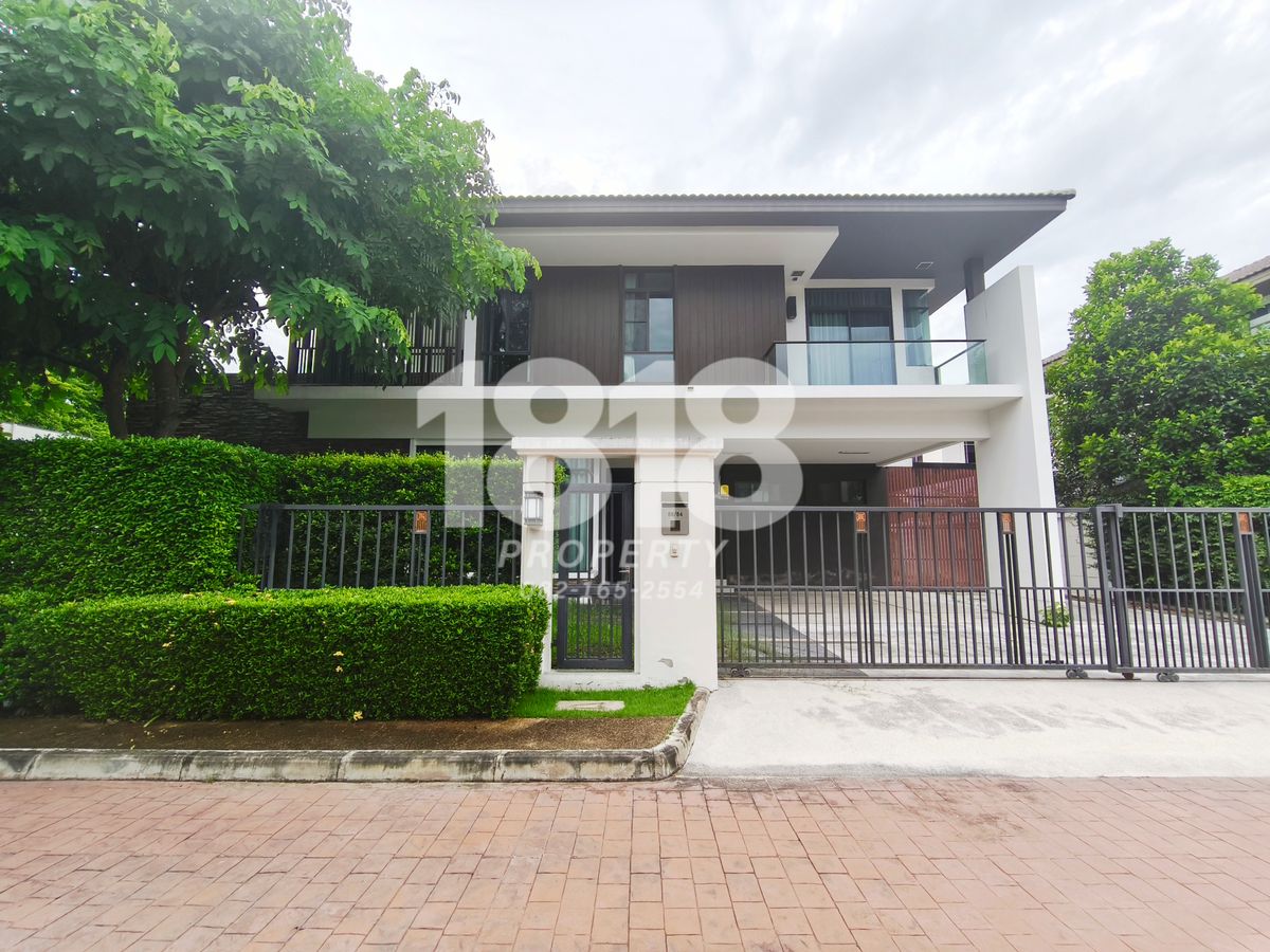ขายบ้านแจ้งวัฒนะ เมืองทอง : บ้านเดี่ยว 2 ชั้น โครงการ นันทวัน แจ้งวัฒนะ-ราชพฤกษ์ (หลังมุม)