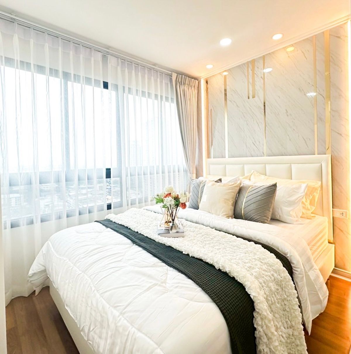 For SaleCondoThaphra, Talat Phlu, Wutthakat : Lumpini Place, Ratchada-Tha Phra, beautiful room near the train near the mall tightly _DO705