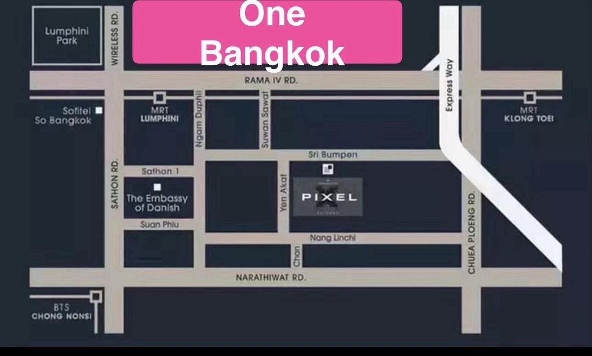 For RentCondoSathorn, Narathiwat : 🌈 Ready to stay 15 June long 🌈Pixel Sathorn🌿 Room 30 sqm. • 🏢 Opposite one Bangkok🏢, 1st floor, pool view ⛔️⛔️not co-AG⛔️⛔️