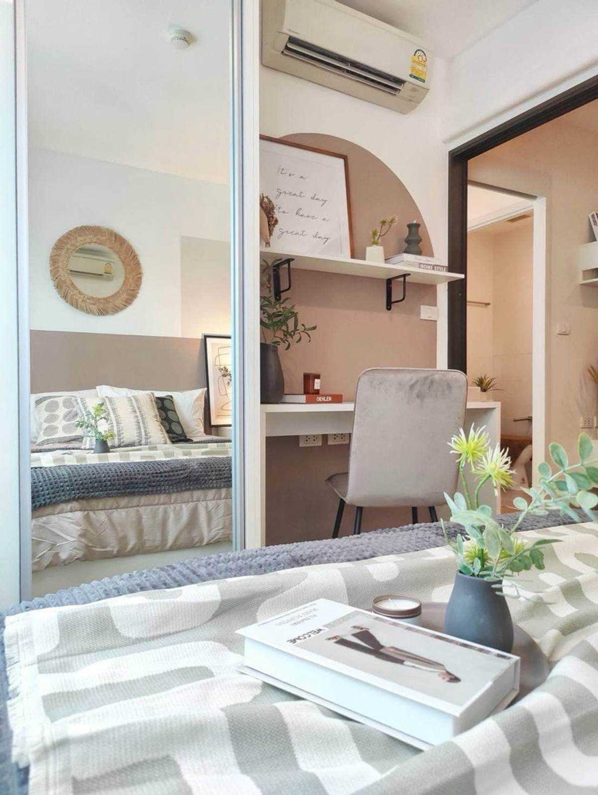 For RentCondoSathorn, Narathiwat : 🌈 Ready to stay 15 June long 🌈Pixel Sathorn🌿 Room 30 sqm. • 🏢 Opposite one Bangkok🏢, 1st floor, pool view ⛔️⛔️not co-AG⛔️⛔️