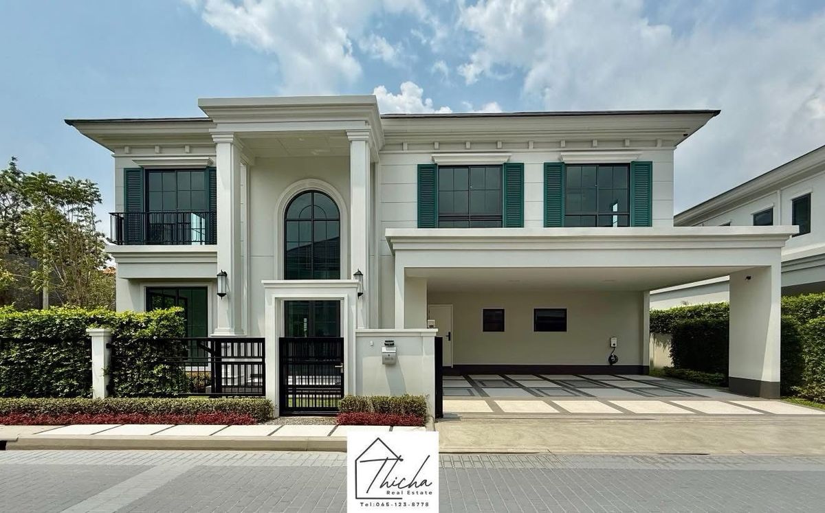 ขายบ้านบางนา แบริ่ง ลาซาล : เศรษฐสิริ บางนา กม.10 
บ้านเดี่ยวสไตล์ Georgian แรงบันดาลใจจากสถาปัตยกรรมยุค British Georgian บนถนนบางนา ตราด กม.10 ใกล้โรงเรียนนานาชาติเวอร์โซ 

