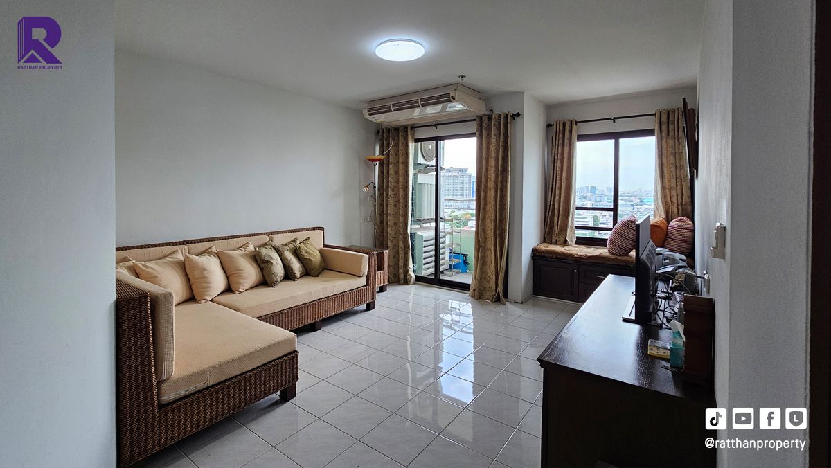 ขายคอนโดพระราม 8 สามเสน ราชวัตร : ขายคอนโด ทิว ริเวอร์ เพลส จรัญฯ 46 (Thew River Place) ราคาถูกที่สุด ใกล้ Canadian International School (SCD053)