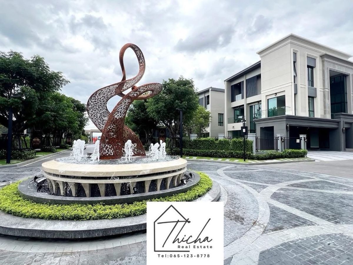 ขายบ้านพุทธมณฑล ศาลายา : บ้านหรูทำเลพุทธมณฑลสาย 2 คฤหาสน์หรู 3 ชั้น Moden Luxury Design แกรนด์บางกอก บูเลอวาร์ด ปิ่นเกล้า - บรมฯ