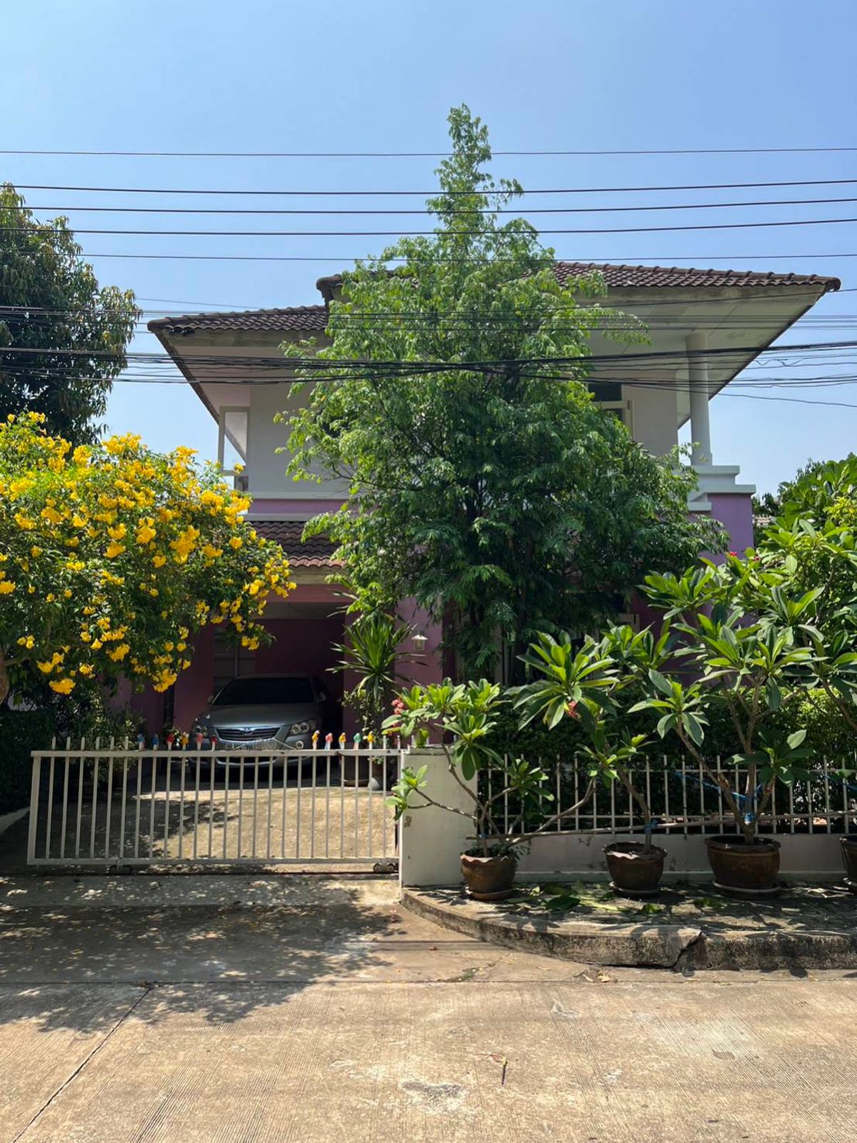For SaleHousePathum Thani,Rangsit, Thammasat : 2 -storey detached house for sale, area 67.4 square wah, Khlong Song Subdistrict, Khlong Luang District, Pathum Thani Province