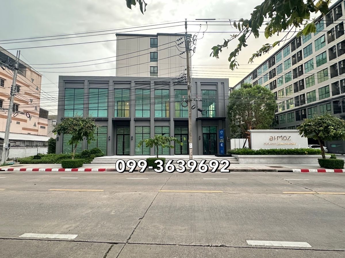 ขายคอนโดเกษตรศาสตร์ รัชโยธิน : 📍ขายร้านค้า Shop หน้าคอนโด ติดถนนลาดพร้าว วังหิน พร้อมผู้เช่า ขนาด 118 ตรม. - โครงการ Atmoz palacio ลาดพร้าว วังหิน