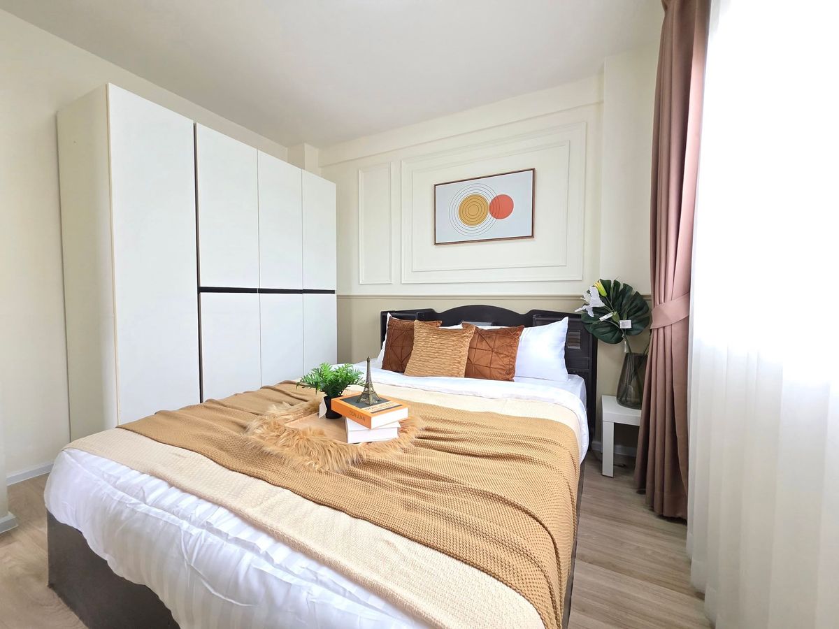For SaleCondoMin Buri, Romklao : 🔥🔥 The room is beautiful, full, the price is less than a million, exist !!!