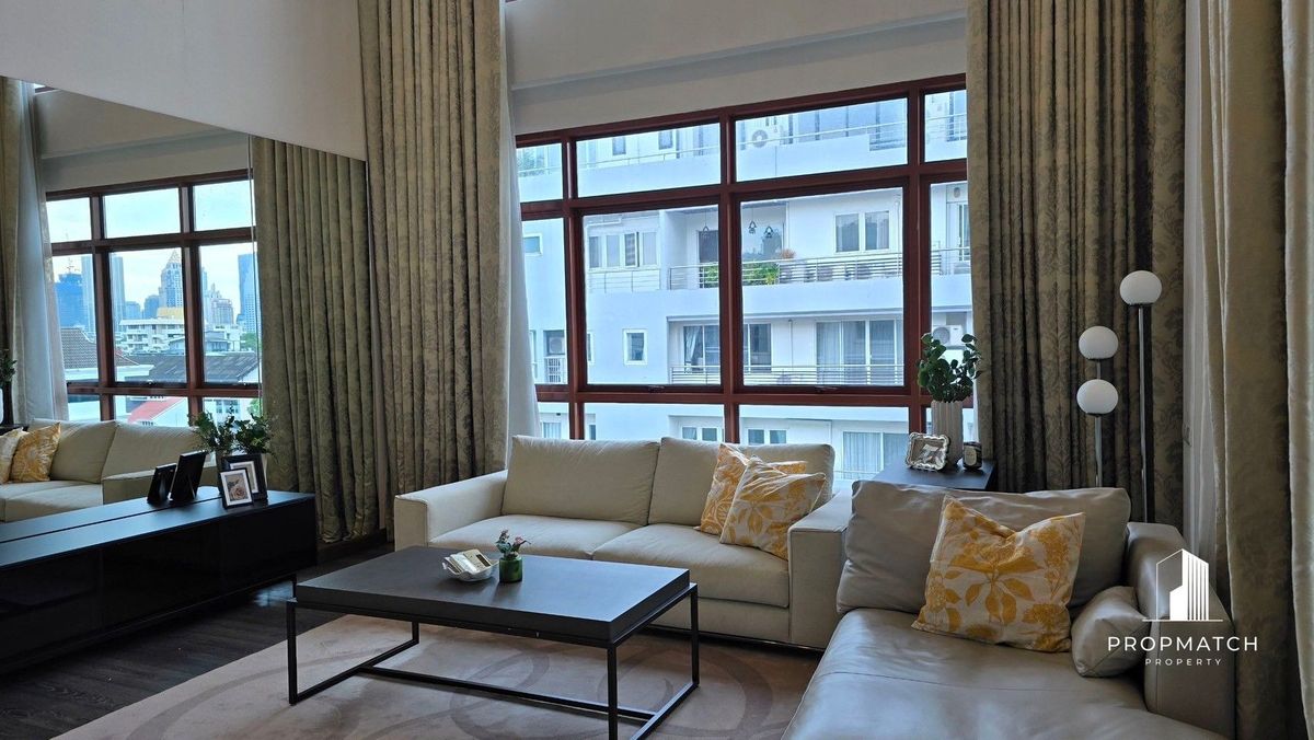 For RentCondoWitthayu, Chidlom, Langsuan, Ploenchit : ✨flash deal ✨The Crest Ruamrudee (3Bed3bath192.25SQM) Ready! Only 120,000 baht per month Tel.0981315848 @propmatch