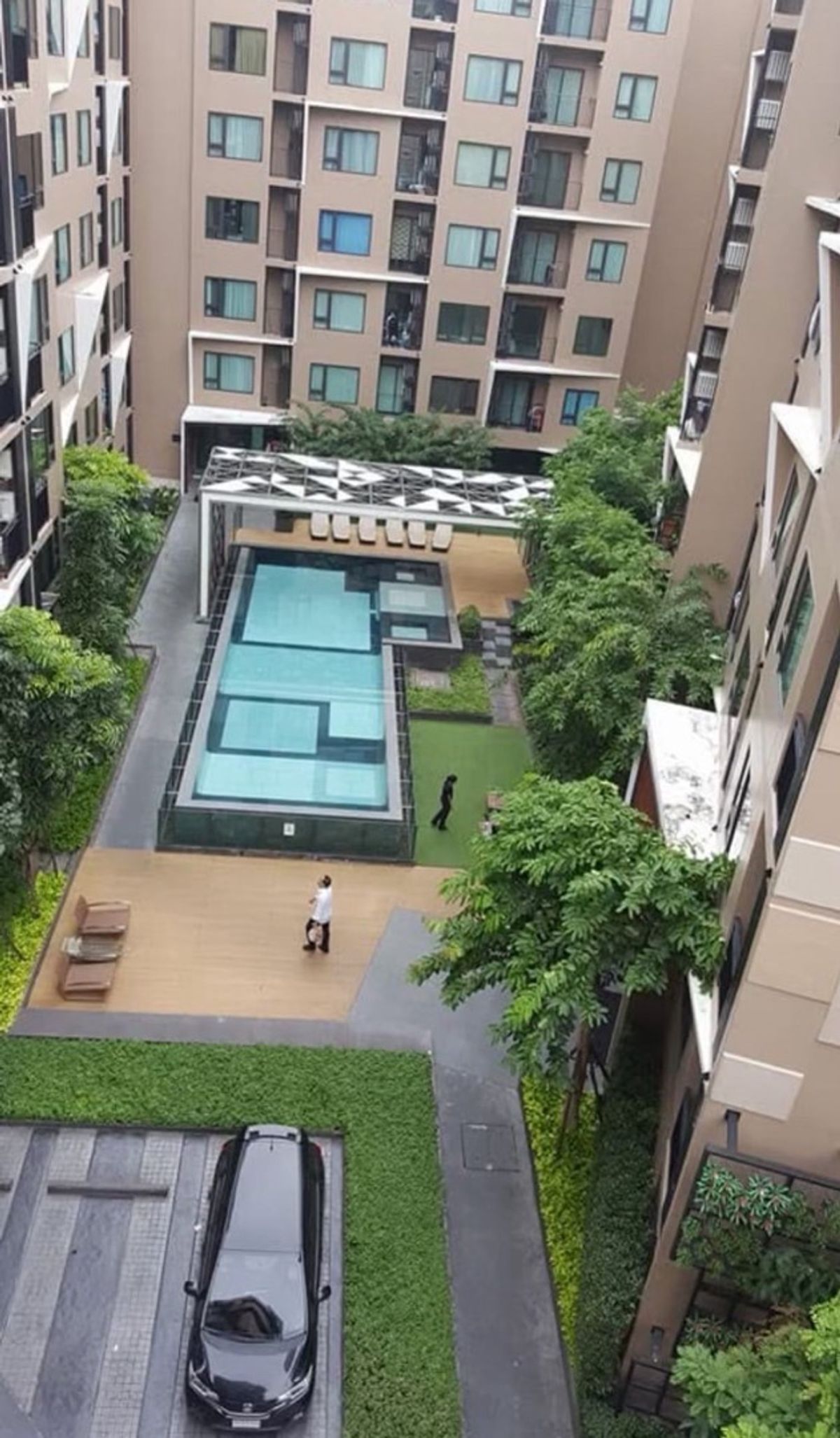 For RentCondoSathorn, Narathiwat : 🌈 Ready to stay 15 June long 🌈Pixel Sathorn🌿 Room 30 sqm. • 🏢 Opposite one Bangkok🏢, 1st floor, pool view ⛔️⛔️not co-AG⛔️⛔️