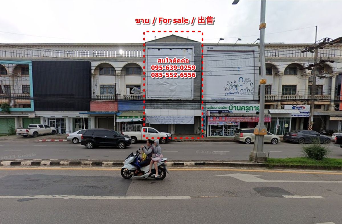 For SaleShop HouseKoh Samui, Surat Thani : Commercial building for sale, golden location on the Kasem Road, Surat Thani Province Suitable for trade