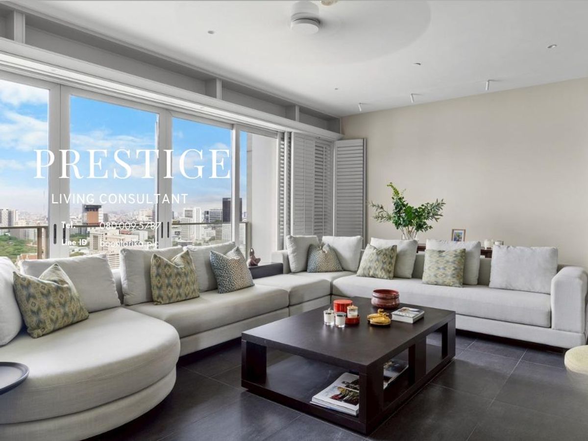 คอนโดวิทยุ ชิดลม หลังสวน : 📌For RENT & SELL เช่า และ ขาย | 185 Rajadamri - 4BR (387 sqm) 550,000 THB / 185M