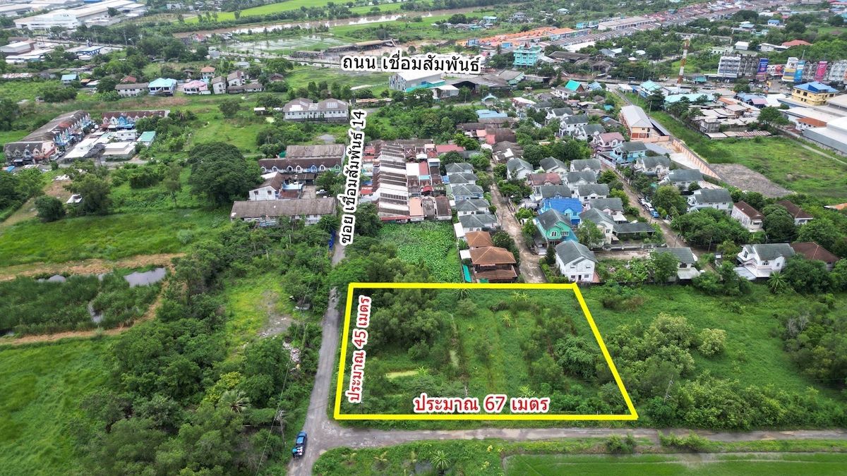For RentLandMin Buri, Romklao : Rental land, cheap price, good location, near the main road, Soi Samphan 14, Nong Chok District, Bangkok