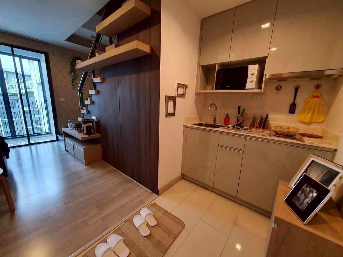คอนโดอ่อนนุช อุดมสุข : For Rent : Ideo Mobi Sukhumvit 81
( BTS On Nut , Duplex 1 bedroom Area 42 sq.m. , Floor 24,25 ) 
