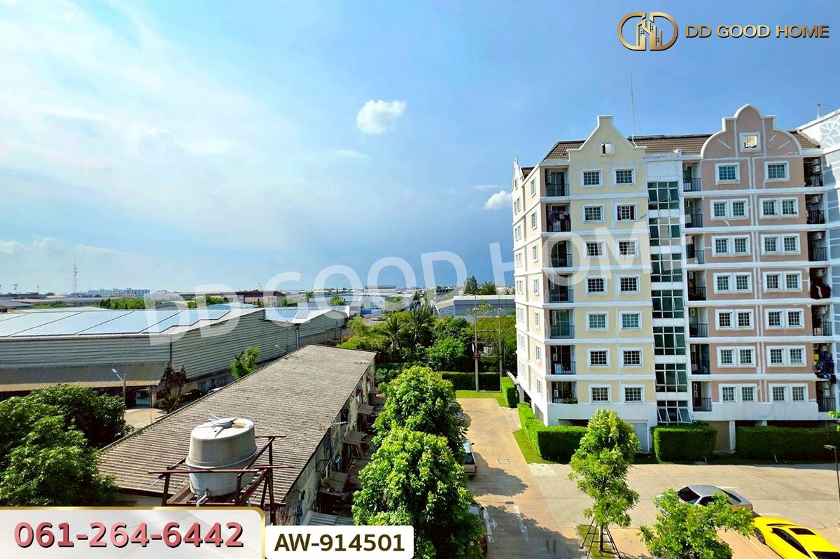 For SaleCondoMahachai Samut Sakhon : AW-914501 Tulip Lite Condominium Omnoi Samut Sakhon near The Sphera Petchkasem