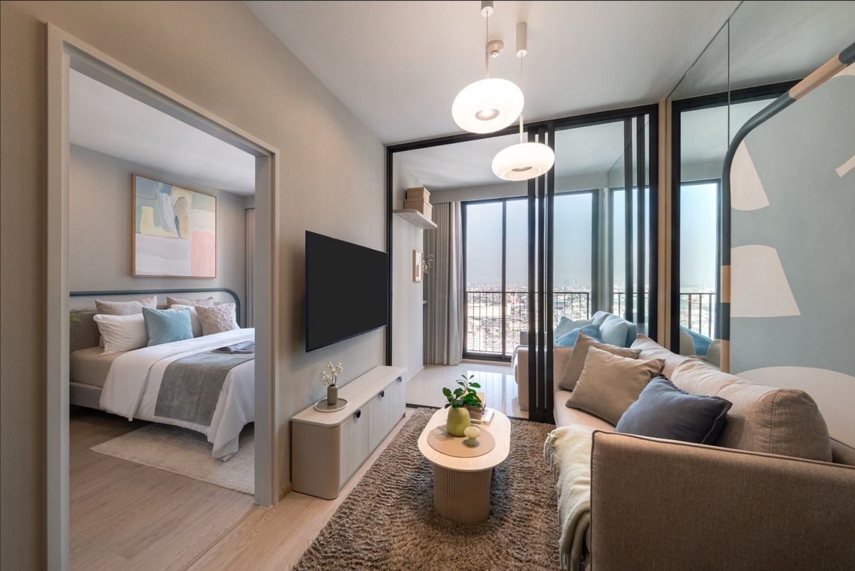 ขายคอนโดวงเวียนใหญ่ เจริญนคร : 🔥LAST CHANCE🔥 STUDIO 26Sq.M fully furnished โทรเลย 064-932-4645 KEn