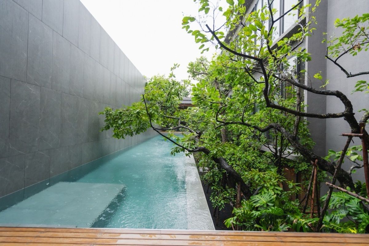 ขายบ้านโชคชัย4 ลาดพร้าว71 : 📢👇 ขายบ้านหรู  3 ชั้น พร้อมลิฟต์ และ สระว่ายน้ำ  สวนกลางบ้าน พร้อมม่านน้ำตก ทำเลดี เงียบสงบ เดินทางสะดวก ใกล้ทางด่วน 