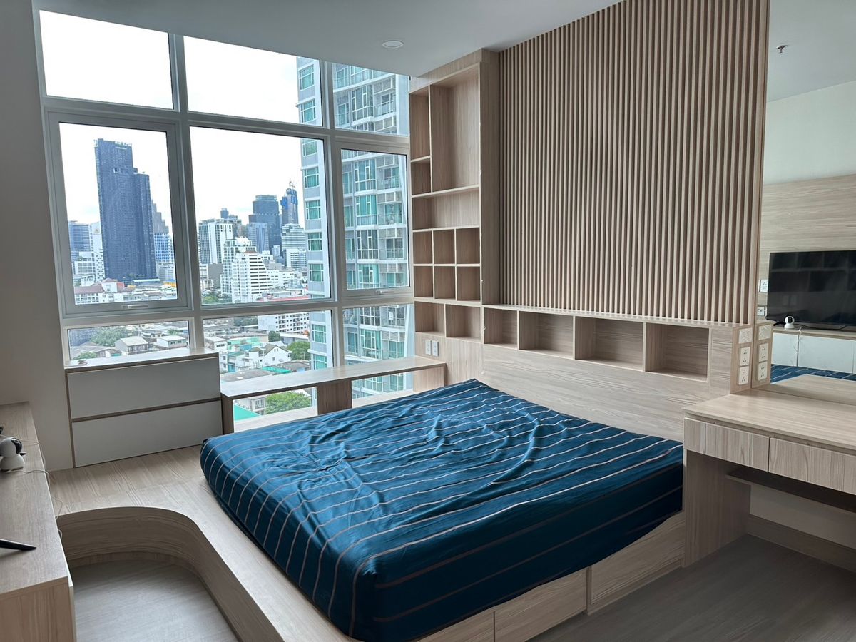For RentCondoSiam Paragon ,Chulalongkorn,Samyan : Beautiful room, full 🎀 for rent, Supalai, Premier, Phraya-Sam Yan (Supalai Sam Yan Mit Town  Chula Hospital, big room, furniture, built -in, ready ** ✔️ ✔️25,000 baht/month* (Ref. No. SPPS4214TE)