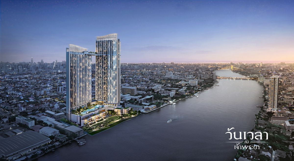 For SaleCondoRama 8, Samsen, Ratchawat : Condo for sale, Wan Veyla Na Chaophraya, Building B, 9th floor, Chaophraya River view
