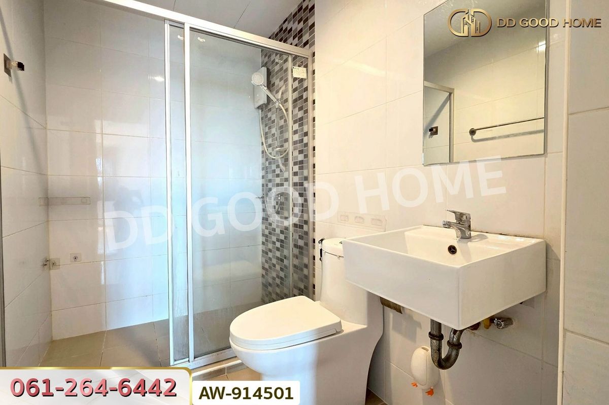 For SaleCondoMahachai Samut Sakhon : AW-914501 Tulip Lite Condominium Omnoi Samut Sakhon near The Sphera Petchkasem