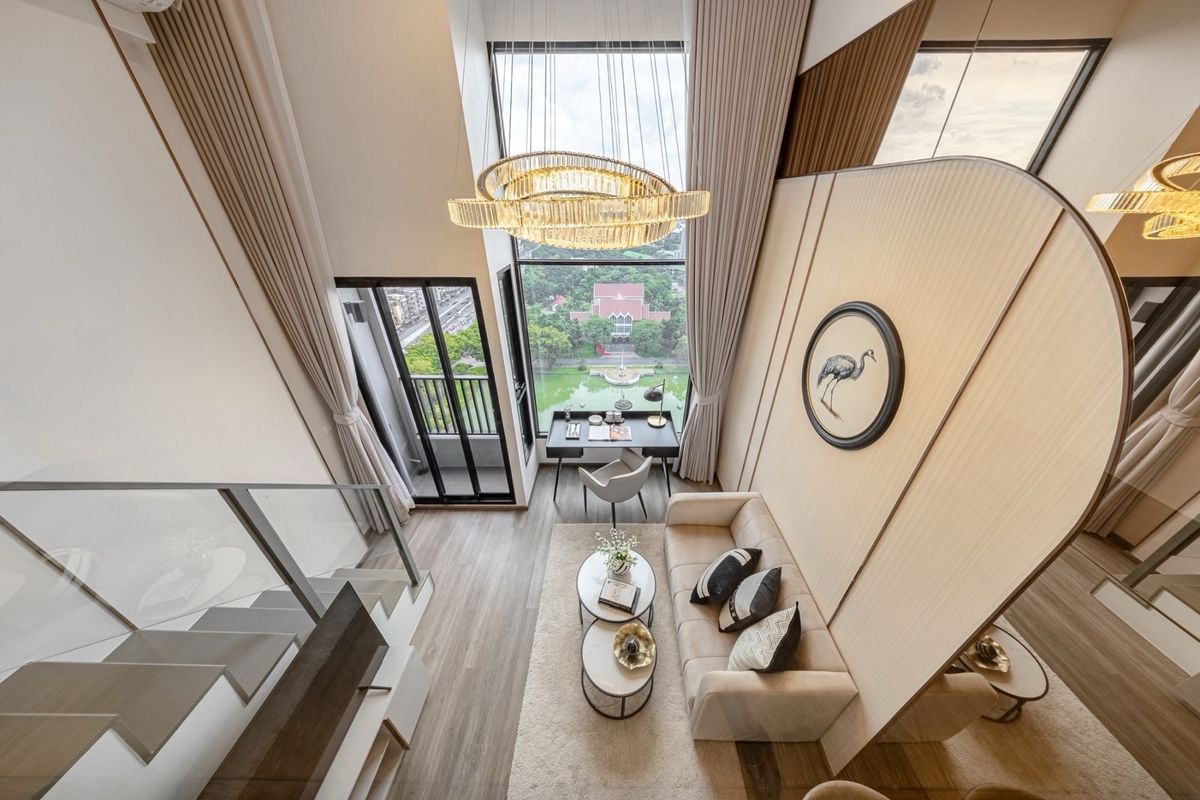 For SaleCondoKasetsart, Ratchayothin : 2 -story condo next to Kasetsart University