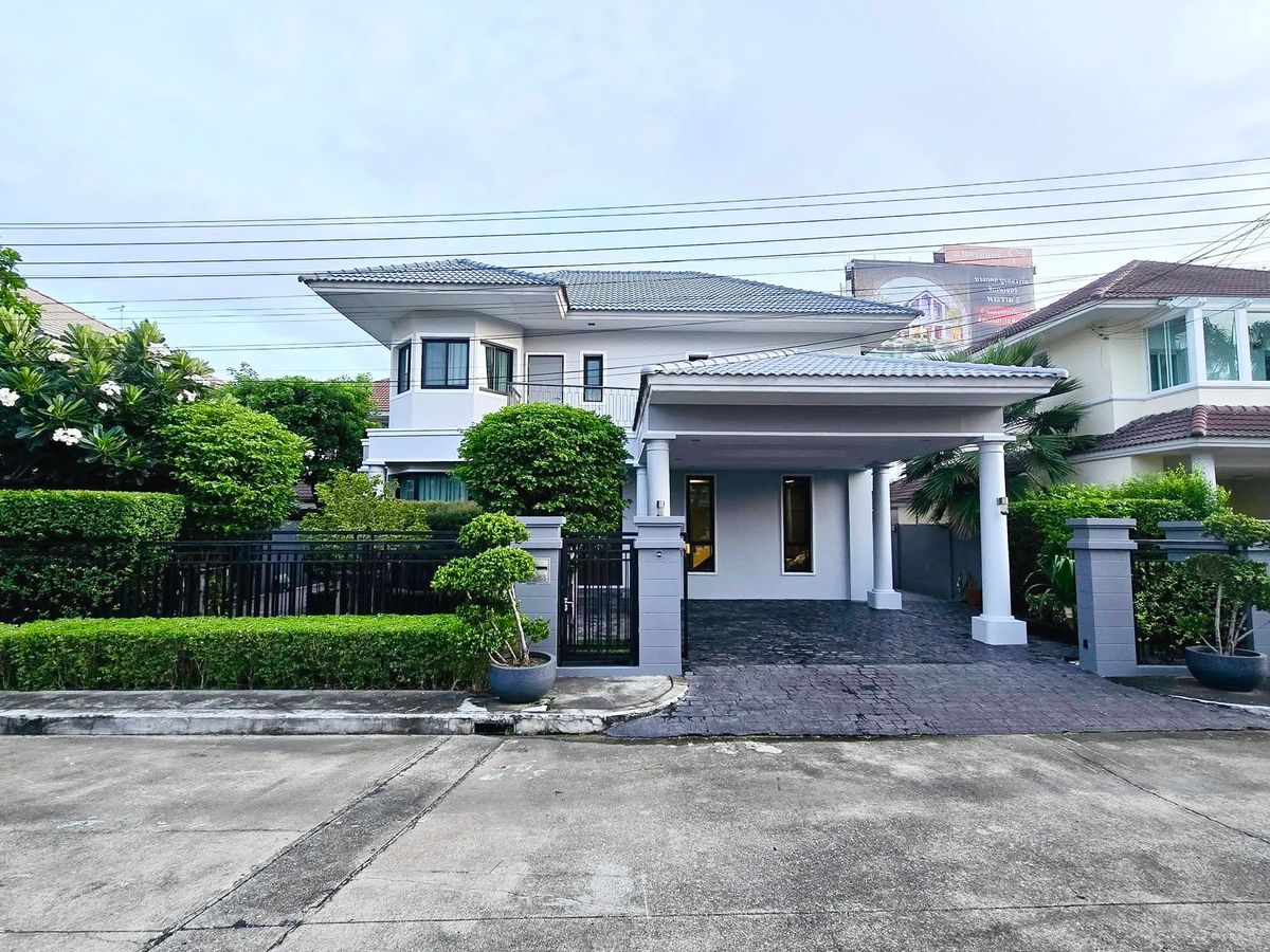 ขายบ้านพระราม 5 ราชพฤกษ์ บางกรวย : ขายบ้านเดี่ยว Bangkok Boulevard ราชพฤกษ์ - พระราม5 82 ตรว ตกแต่งครบ พร้อมอยู่