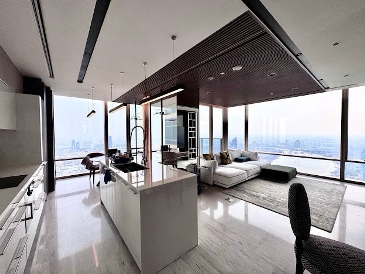 ให้เช่าคอนโดสาทร นราธิวาส : Rental Price: Four Season  Private residence • 2 Bedroom 3 Bathroom • Size : 125 S.qm
• 64 Floor 
