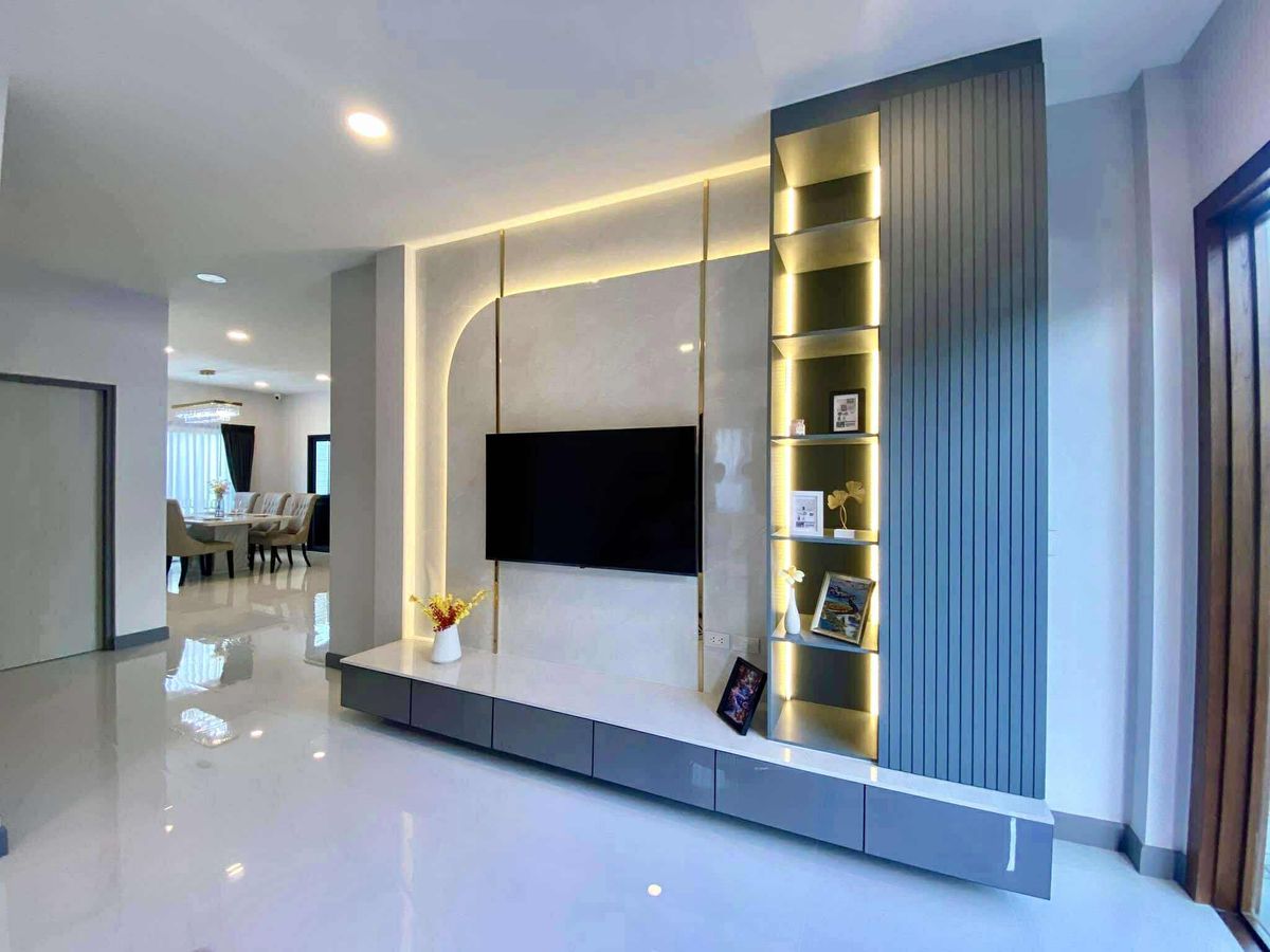 ให้เช่าบ้านบางนา แบริ่ง ลาซาล : K-6408  บ้านสวย พร้อมอยู่ ใกล้เมกะบางนา โครงการ  The city บางนา 