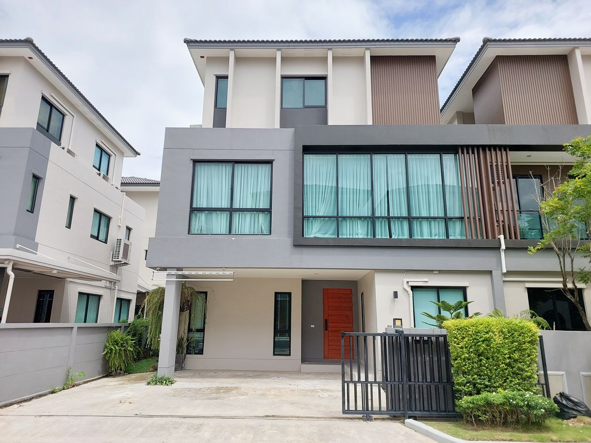 HouseEakachai, Bang Bon : 🏡 For rent & amp; 3 -story luxury house for sale, Ninya Kanlapaphruek Project
