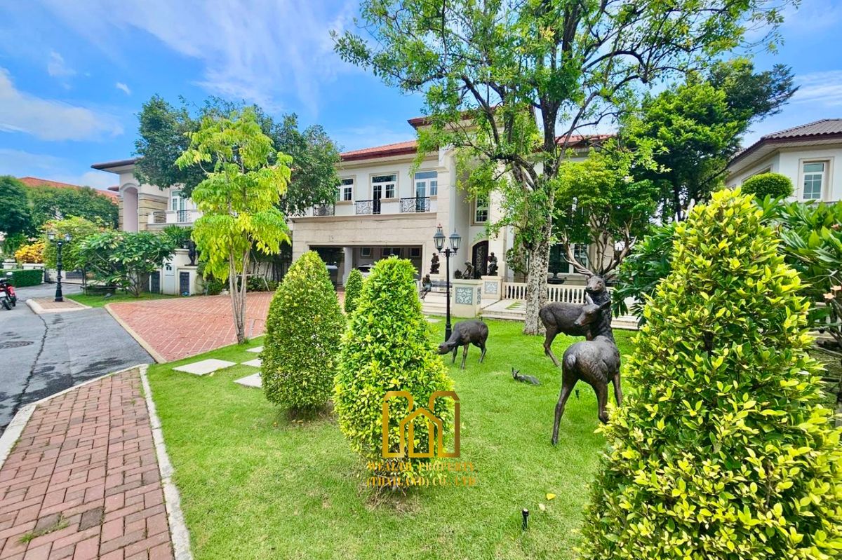 For SaleHouseKaset Nawamin,Ladplakao : Luxury detached house for sale at Grand Crystal - Pradit Manutham