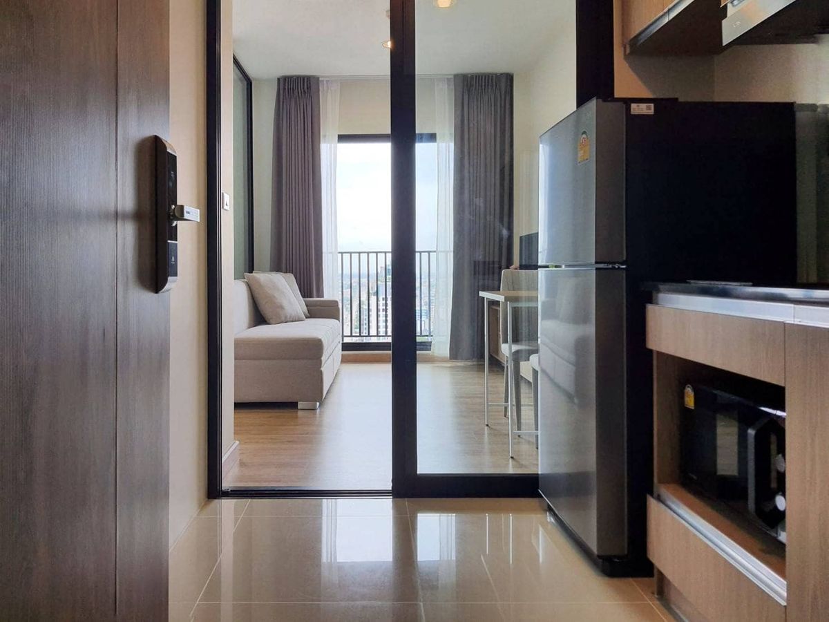 For RentCondoBangna, Bearing, Lasalle : For rent 📍 Niche Mono Sukhumvit - Bearing 📍 Near BTS Bearing, complete with furniture and electrical appliances