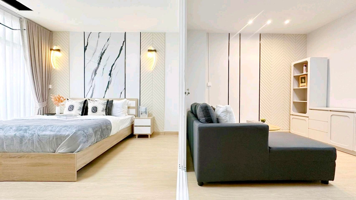 For SaleCondoPattanakan, Srinakarin : 🎀 Beautiful room, big room in the heart of development 🏙 Golden location !! & quot; Thaisarong & quot; Good price 🚅 Near Airport Link 🤗🤗