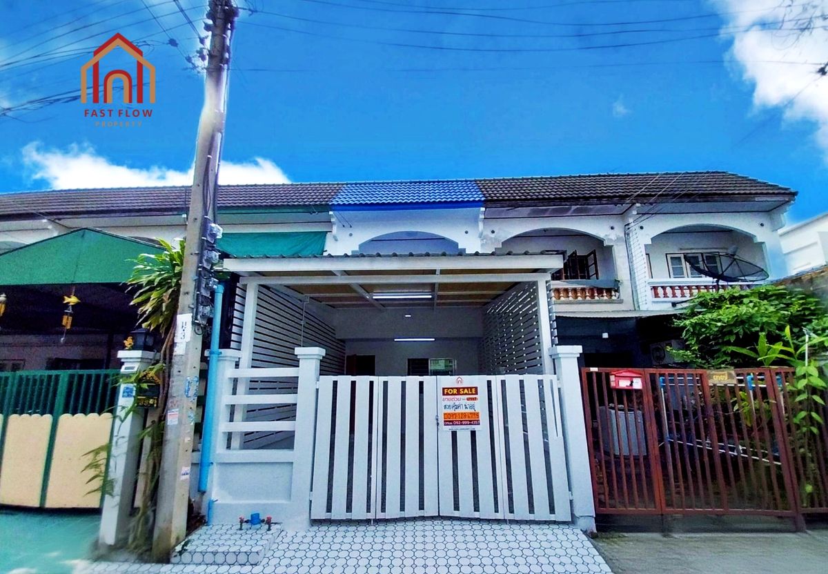 ขายทาวน์โฮมนนทบุรี บางใหญ่ บางบัวทอง : ขายทาวน์เฮ้าส์ หมู่บ้านอัญชลี สนามบินน้ำ ซอยนนทบุรี 42 ท่าทราย ทาวน์โฮม 2 ชั้น รีโนเวทใหม่ ครัวบิวท์อิน ต่อเติมโรงรถ PKA