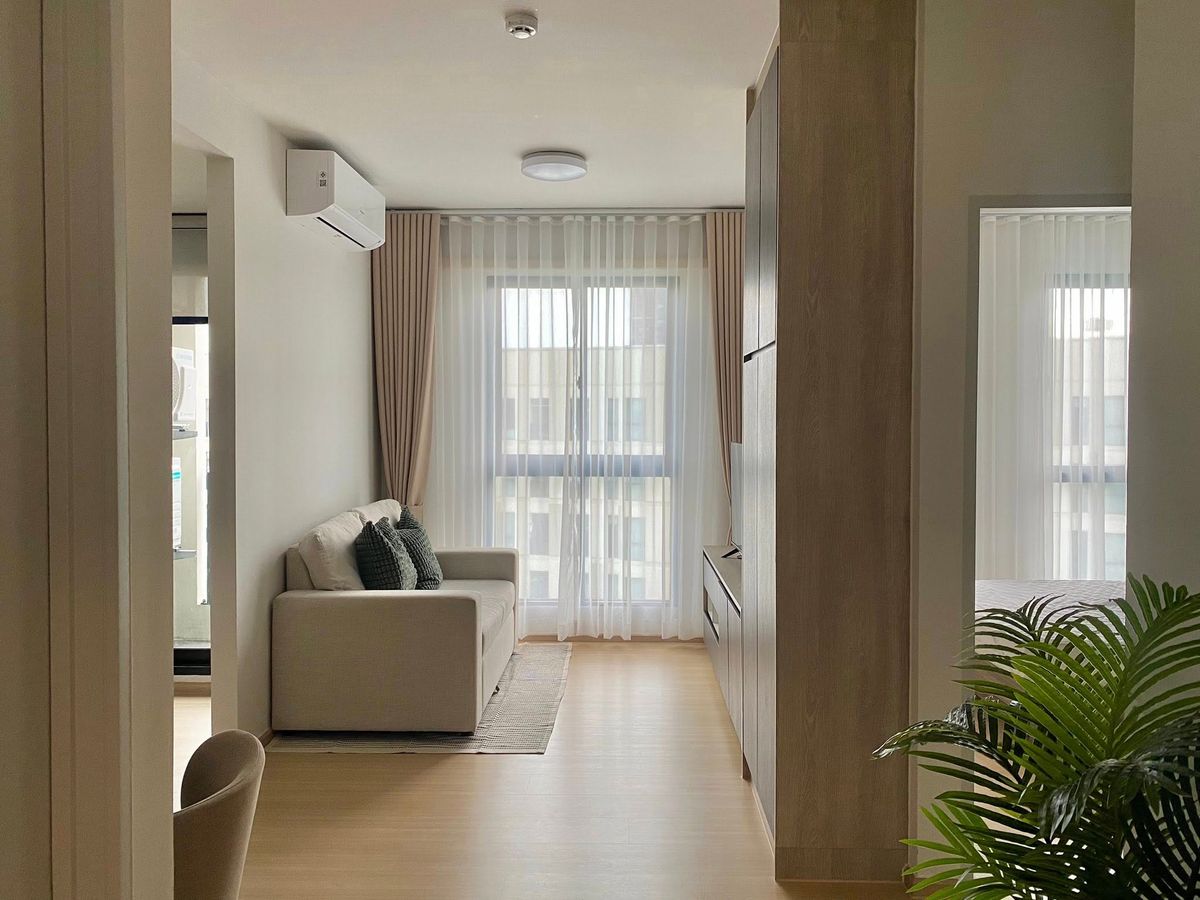 ให้เช่าคอนโดบางนา แบริ่ง ลาซาล : ยูนิโอ สุขุมวิท 72 / 🛏 2 ห้องนอน 1 ห้องน้ำ | 📐 42 ตร.ม. | ชั้น 8 (ใกล้ทางหนีไฟ