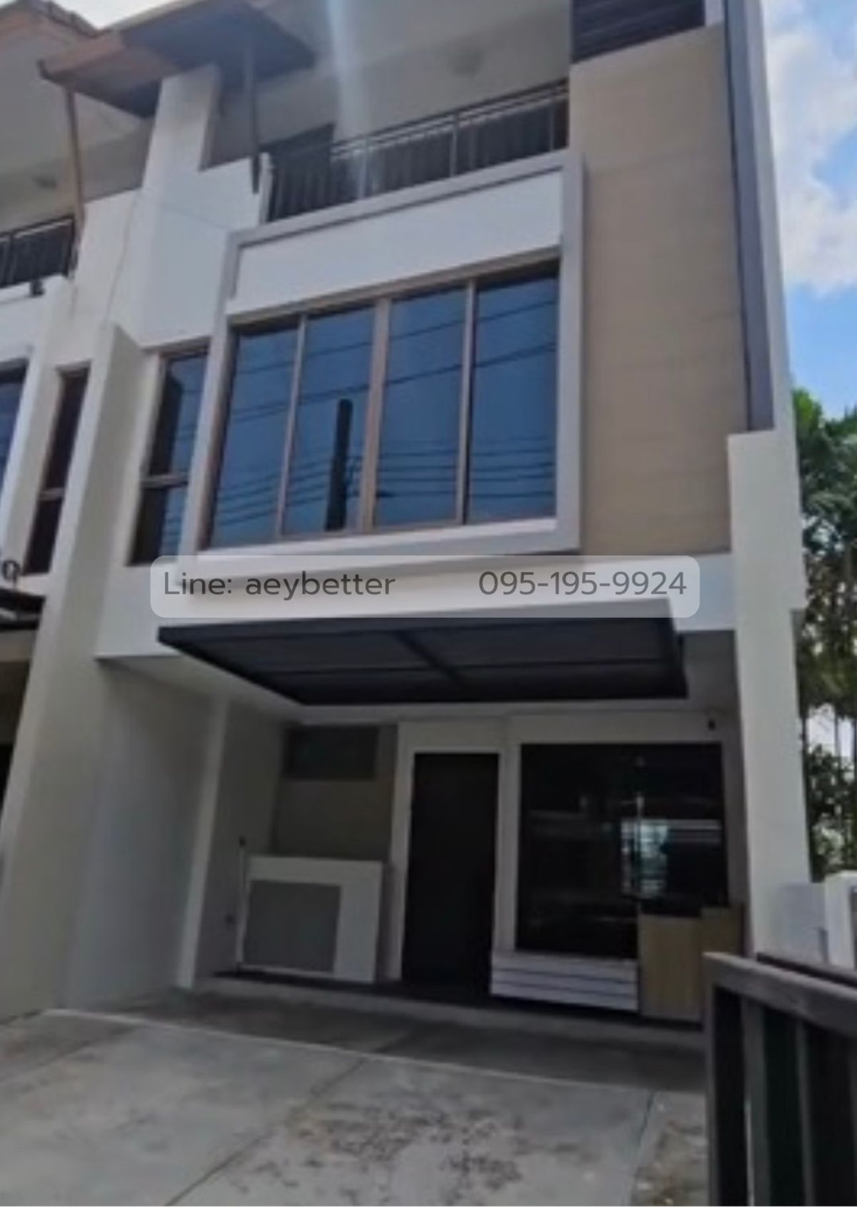 ให้เช่าทาวน์โฮมอ่อนนุช อุดมสุข : Townhouse The Private for rent Sukhumvit97/1 area 24 sqw 200sqm 3 beds rent 53k Furnished