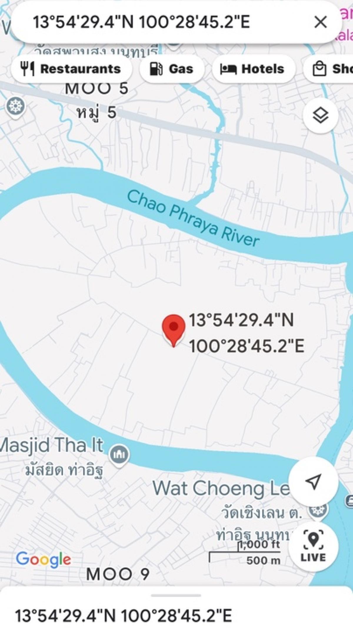 For RentLandNonthaburi, Bang Yai, Bangbuathong : Land for Rent Koh Kret Nonthaburi 2.5 rai