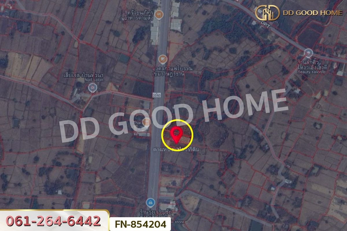 ขายที่ดินอุบลราชธานี : FN-854204 ที่ดินเขมราฐ 1 ไร่ 79 ตร.ว. อุบลราชธานี ใกล้เทศบาลตำบลหัวนา