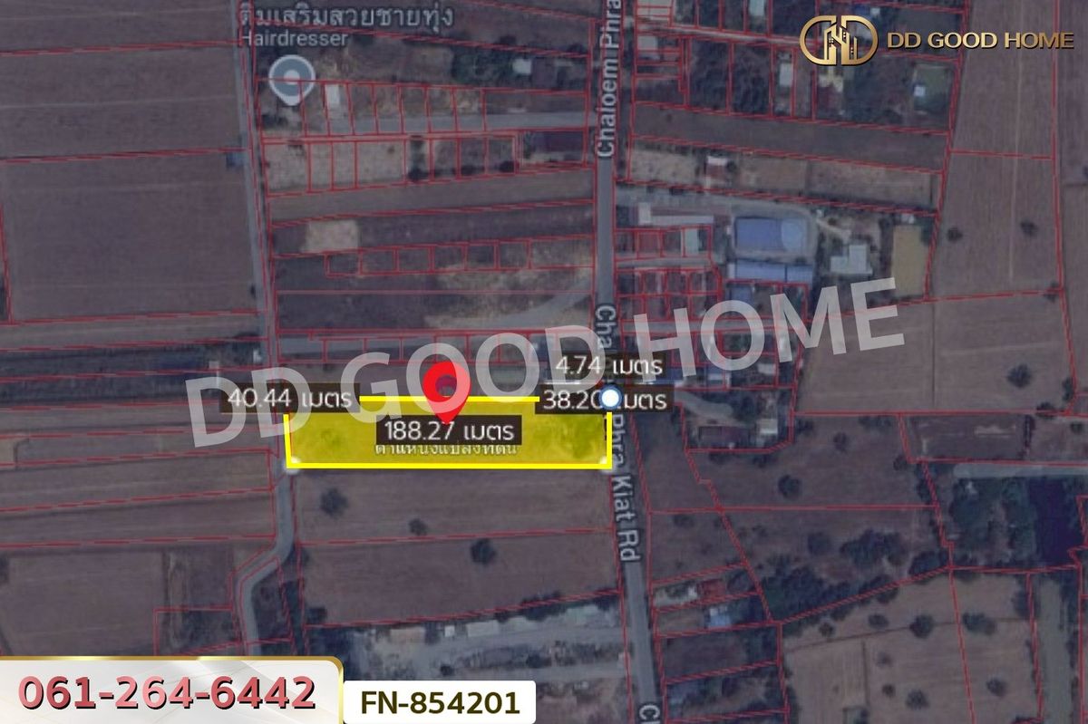 ขายที่ดินสุรินทร์ : FN-854201 ที่ดินชุมพลบุรี 5 ไร่ 105 ตร.ว. สุรินทร์ ใกล้ตลาดเทศบาลชุมพลบุรี