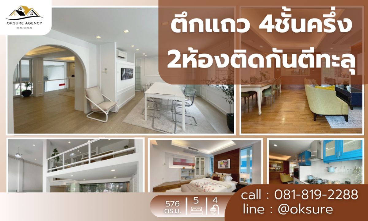 ขายทาวน์โฮมบางแค เพชรเกษม : 💎ขายตึกแถว 4ชั้นครึ่ง 2ห้องติดกันตีทะลุ  พร้อมตกแต่งทั้งหลัง