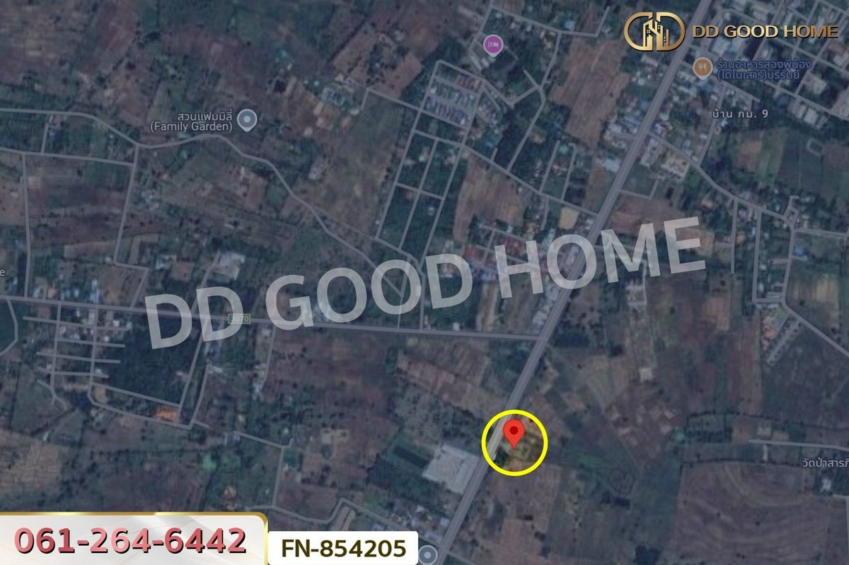 ขายที่ดินบุรีรัมย์ : FN-854205 ที่ดินสะแกซำ 3 ไร่ บุรีรัมย์ ใกล้เฮียงเจริญก่อสร้าง