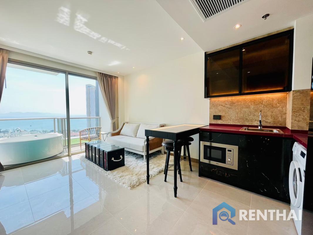 ขายคอนโดพัทยา บางแสน ชลบุรี สัตหีบ : คอนโดหรูห้องนอนหนึ่งใน The Riviera Ocean Drive, พัทยา ราคา 5.29 ล้านบาท พร้อมเฟอร์นิเจอร์ครบครัน + สิ่งอำนวยความสะดวก