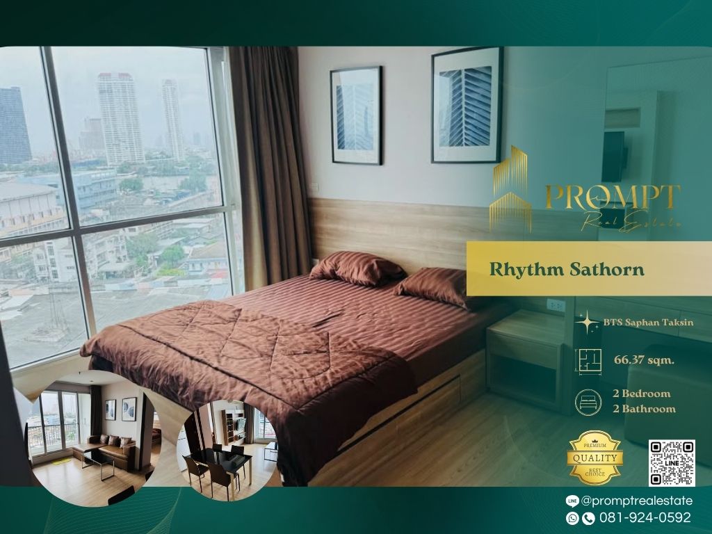 For RentCondoSathorn, Narathiwat : QR04061 - Rhythm Sathorn :  ริทึ่ม สาทร - BTS Saphan Taksin/ Robinson Bangrak/ Asiatique The Riverfront
