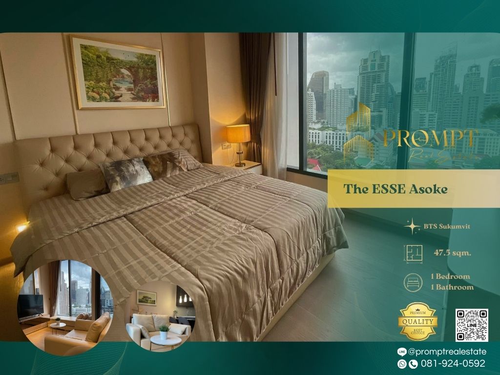 For RentCondoSukhumvit, Asoke, Thonglor : ST13414 - The ESSE Asoke  :  ดิ เอส อโศก - BTS Sukumvit / MRT Sukumvit / SWU