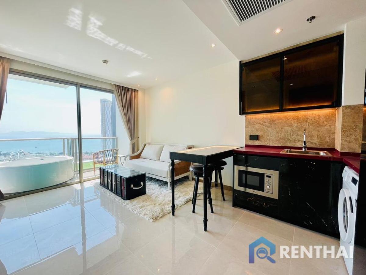 For SaleCondoPattaya, Bangsaen, Chonburi : Luxury 1bed Condo in The Riviera Ocean Drive, Pattaya at 5.29 Mb, Fully Furnished + Amenities
