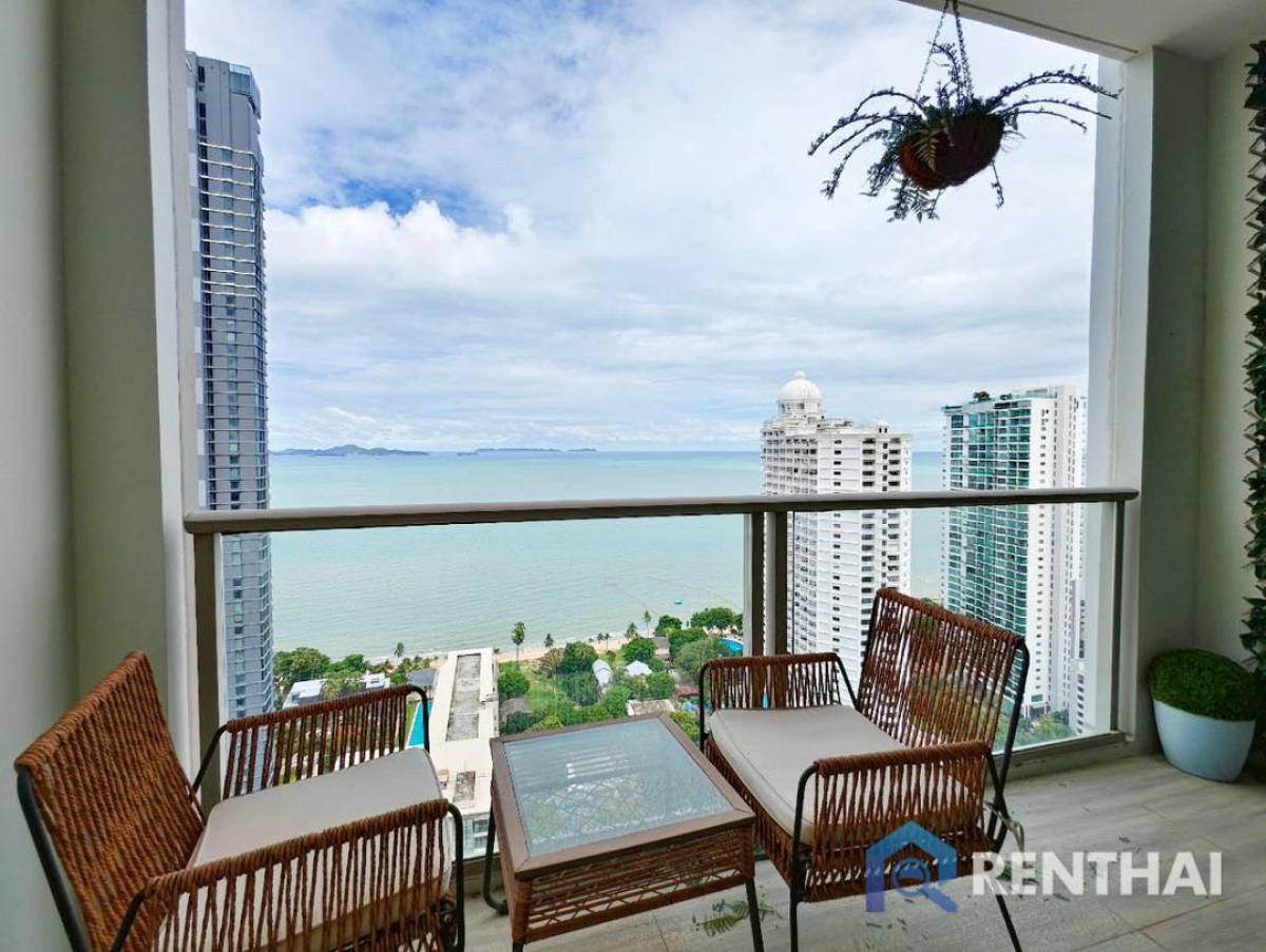 For SaleCondoPattaya, Bangsaen, Chonburi : Luxury 2bed Condo in Pattayas Riviera Wongamat, Fully Furnished at 12.3 Mb