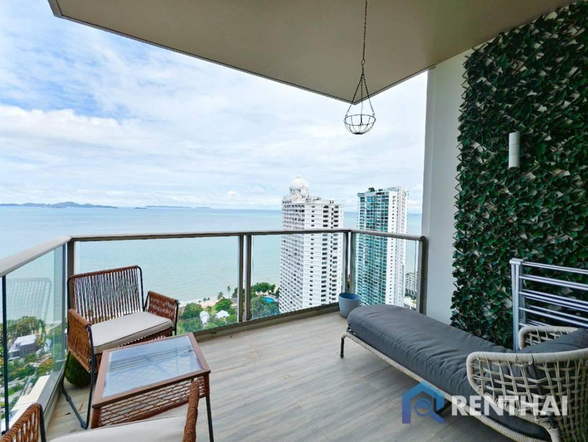 For SaleCondoPattaya, Bangsaen, Chonburi : Luxury 2bed Condo in Pattayas Riviera Wongamat, Fully Furnished at 12.3 Mb