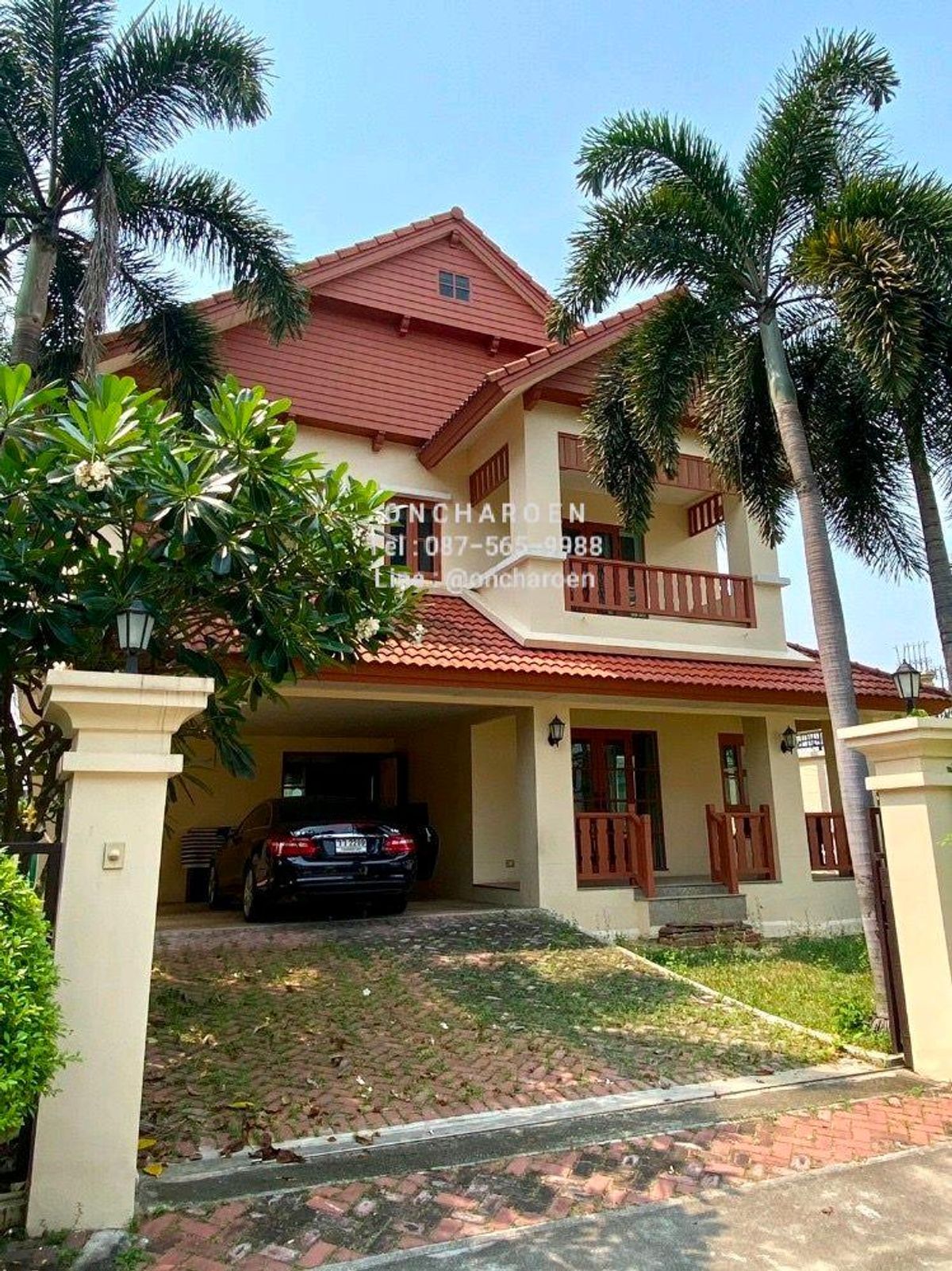 ให้เช่าบ้านมีนบุรี-ร่มเกล้า : บ้านให้เช่า หมู่บ้านลัดดารมย์ รามคำแหง