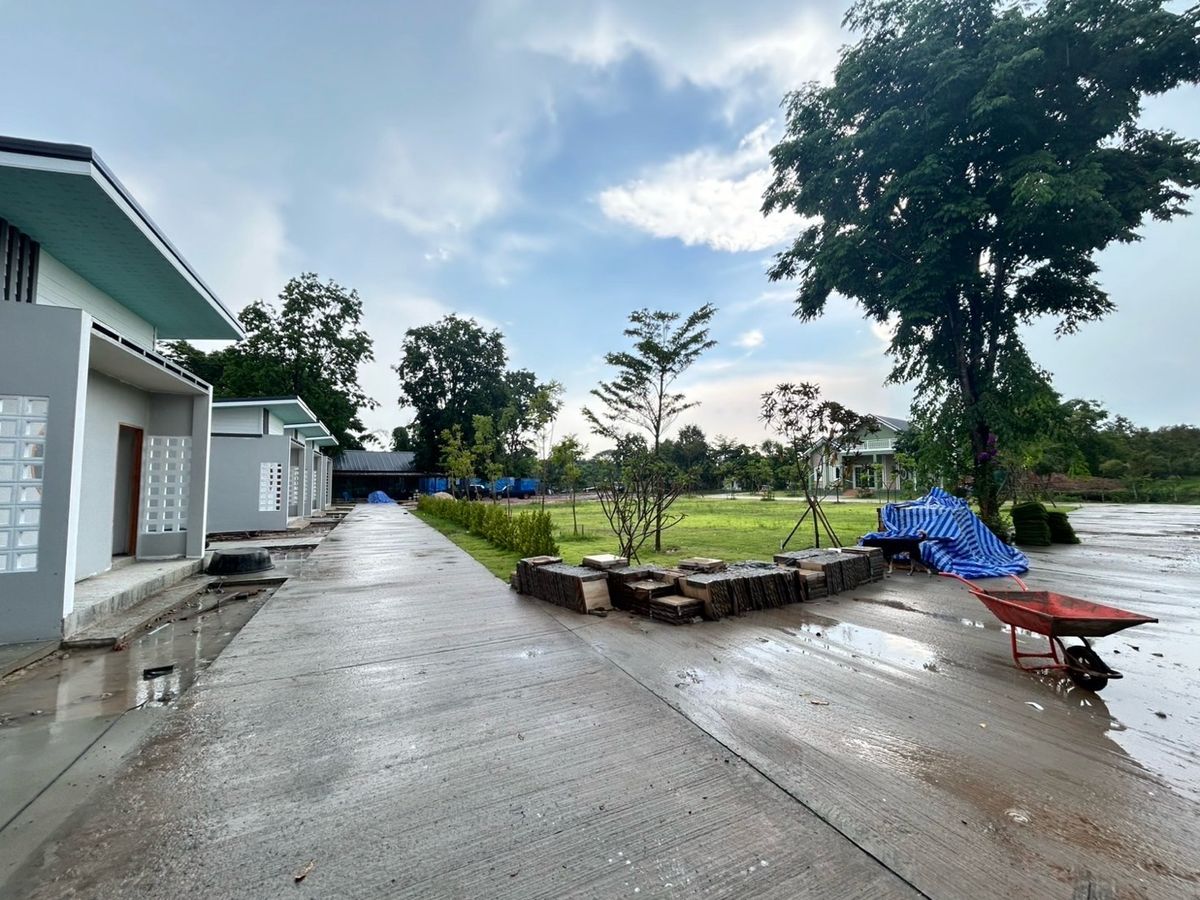 For SaleHotel&Apartment BusinessPrachin Buri : Resort for sale with 14.3 rai of fruit orchard house