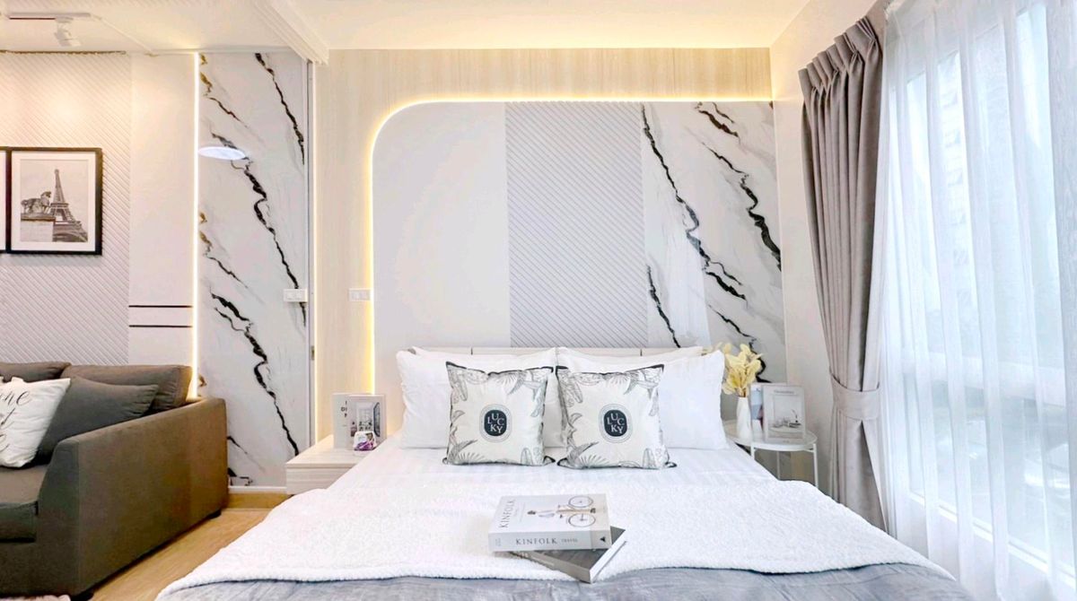 For SaleCondoPinklao, Charansanitwong : Stop the head.‼ ️ No need to hire a mechanic. You dont have to decorate the room by yourself. Save decoration budget We are ready to be ready. ✨️✨️ Book first. ✨️✨️ Free Down 🌳🌳 Unio Charan 3 (𝐔𝐧𝐢𝐨 𝟑 𝟑) 🌳🌳