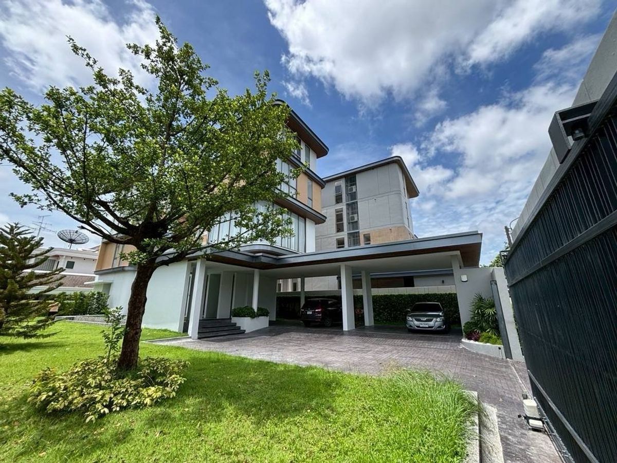 For RentHousePattanakan, Srinakarin : To rent With the pool that the private water built by themselves, never having 5 bedrooms